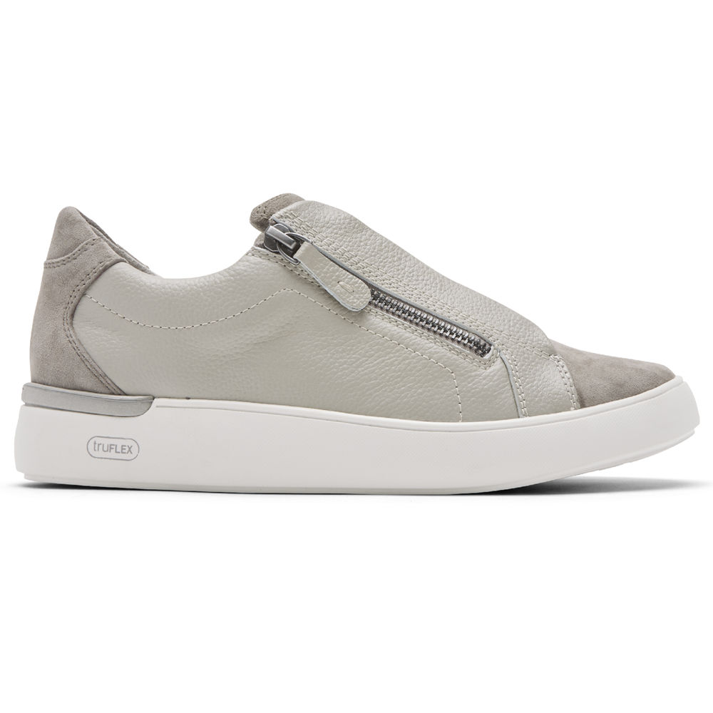 Rockport Singapore Womens Sneakers - truFLEX Parissa Laced Grey - DE9035162